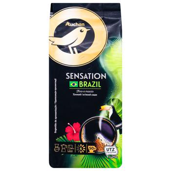 Кофе молотый Auchan Sensation Brazil 250г - купить, цены на Auchan - фото 2