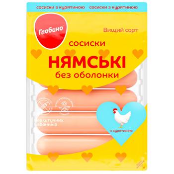 Сосиски Глобино Нямські з курятиною - купити, ціни на КОСМОС - фото 1