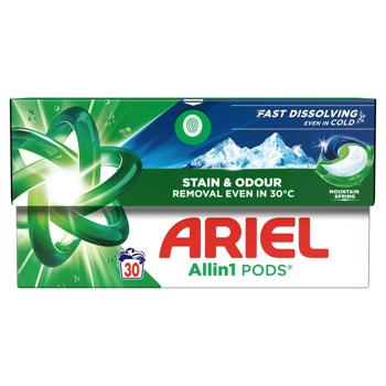 Капсулы для стирки Ariel Allin1 Pods Горный источник 30шт - купить, цены на - фото 2