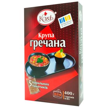 Крупа гречана Козуб 5*80г - купити, ціни на Восторг - фото 1