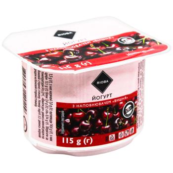 Йогурт Rioba вишня 1,5% 115г - купить, цены на - фото 2