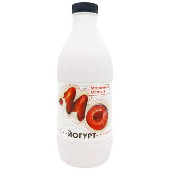 Йогурт Молочний острів вишневый с сахаром 1,5% 900г - купить, цены на Таврия В - фото 1
