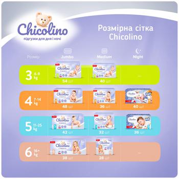 Підгузники дитячі Chicolino Medium 6 16+кг 28шт - купити, ціни на Торба - фото 5