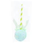 Blue Lollipop Christmas Tree Decoration 6cm