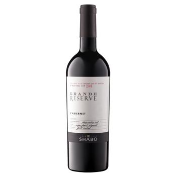 Вино Shabo Grande Reserve Cabernet красное сухое 13% 0,75л - купить, цены на КОСМОС - фото 1