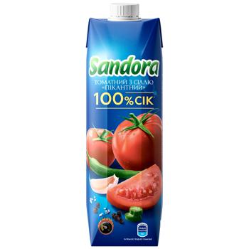 Сік Sandora Пікантний томатний з сіллю 0,95л - купити, ціни на КОСМОС - фото 3