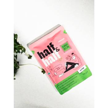 Упаковка вологого корму для кошенят Half&Half Kitten 22 шт х 100 г - індичка - купити, ціни на MasterZoo - фото 2