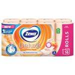 Туалетний папір Zewa Deluxe Персик 3-шаровий 16шт