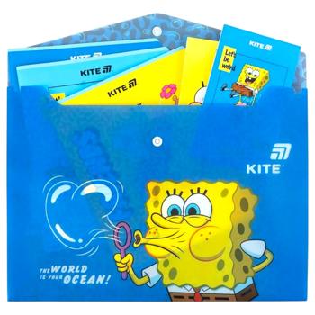 Папка Kite SpongeBob SquarePants на кнопці А4 Папка Kite SpongeBob SquarePants на кнопці А4 - купити, ціни на - фото 2
