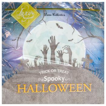 Серветки Luxy Halloween 33x33см 20шт - купити, ціни на ULTRAMARKET - фото 3