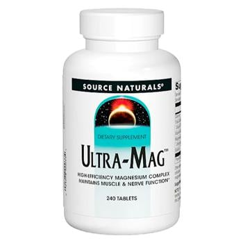 Магній Source Naturals Ultra-Mag 240 таблеток - купити, ціни на Біотус - фото 1