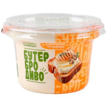 Закуска бутербродна БутерброДиво з куркою та грибами 200г - купити, ціни на КОСМОС - фото 1