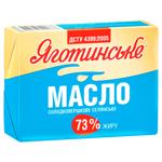 Масло Яготинское Селянське сладкосливочное 73% 180г