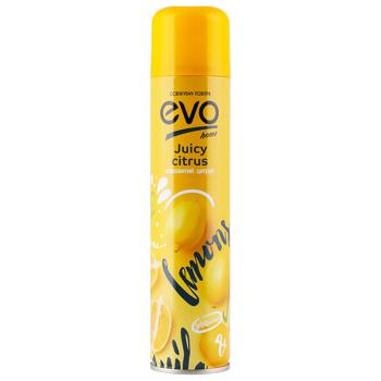 Освіжувач повітря аерозольний Evo Home Cоковитий цитрус 300мл - купити, ціни на Чудо Маркет - фото 1