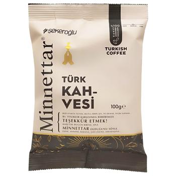 Minnettar Turkish Ground Coffee 100g - buy, prices for COSMOS - photo 1