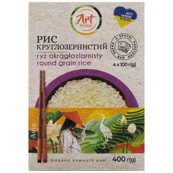Art Foods Round Grain Rice 4*100g - buy, prices for - photo 3