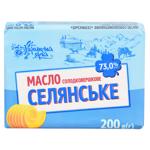 Масло Українська зірка 180/200 г 73% Селянське