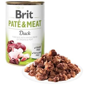 Brit Care Pate&Meat вологий корм для собак 800 г - качка - купити, ціни на MasterZoo - фото 2