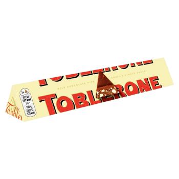 Молочний шоколад із медом та мигдальною нугою Toblerone Milk 340g - купити, ціни на Grono - фото 1