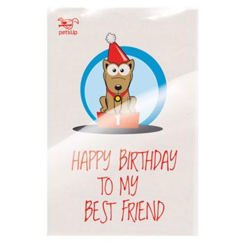 Листівка їстівна для собак Pet’s Up Happy Birthday №2 - buy, prices for MasterZoo - photo 1