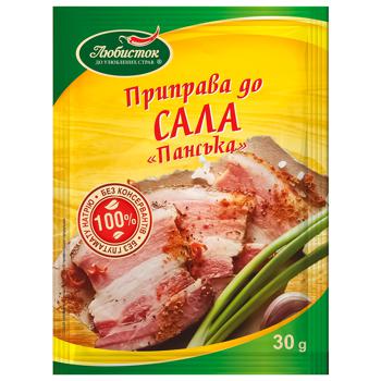 Приправа Любисток Панская для сала 30г - купить, цены на NOVUS - фото 1