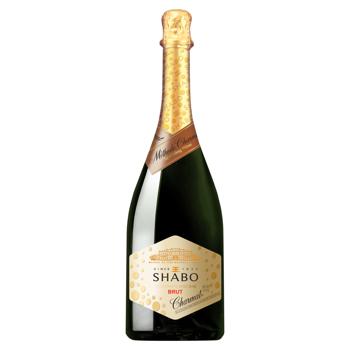 Shabo Charmat White Brut Sparkling Wine 10.5-13.5% 0.75l - buy, prices for COSMOS - photo 1