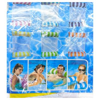 Striped Inflatable Hammock 1348-41 - buy, prices for Chudo Market - photo 1