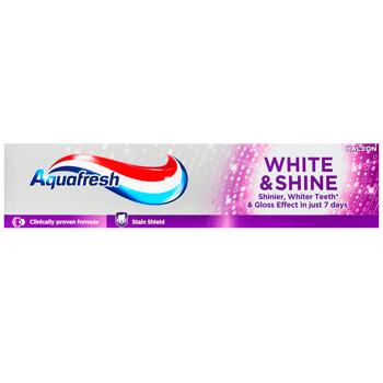 Зубна паста Aquafresh Сяюча білизна 100мл - купити, ціни на ULTRAMARKET - фото 3