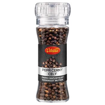 Перец черный Vitana мельница 65г - купить, цены на Чудо Маркет - фото 1