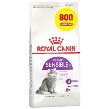 Royal Canin Sensible 33 Dry Food for Cats with Sensitive Digestion 3.2kg + 800g - buy, prices for MasterZoo - photo 1