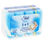 Мыло Shik 1+1 Deluxe Крем и морские минералы 4*90г