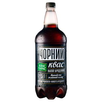 Kvas Taras Black Pasteurized Highly Carbonated Fermented Drink 1.5l - buy, prices for Torba - photo 1