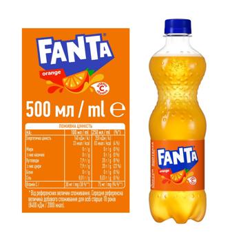 Fanta Orange Carbonated Drink 0.5l - buy, prices for Vostorg - photo 4