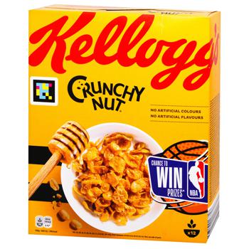 Хлопья Kellogg Crunchy Nut с медом 375г