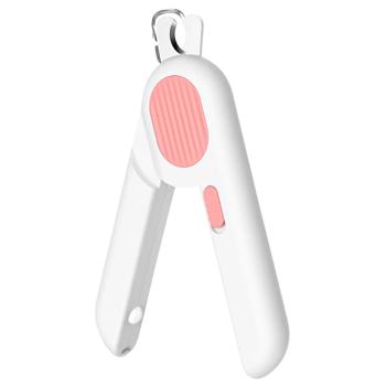 Petgravity Nail Clipper with LED Light Pink