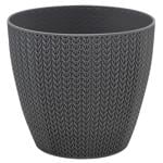 Sumela Anthracite Flower Pot 5l