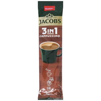 Напій кавовий Jacobs Капучино 3в1 12,5г - купити, ціни на Чудо Маркет - фото 3