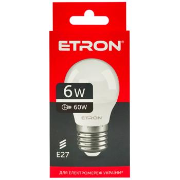 Etron LED Bulb G45 6W E27 4200K - buy, prices for Supermarket "Kharkiv" - photo 3