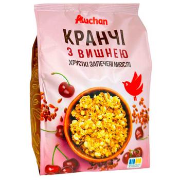 Кранчи Auchan с вишней 350г