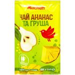 Чай фруктово-медовий Auchan Ананас та груша концентрат 50г
