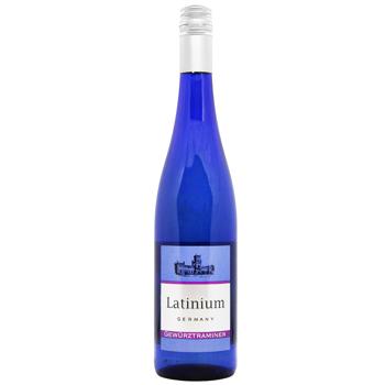 Вино Latinium Gewurztraminer біле напівсолодке 10% 0,75л - купити, ціни на METRO - фото 1