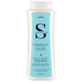 Joanna Sensual Cream Shower Gel with Goat's Milk 500ml - buy, prices for ULTRAMARKET - photo 2