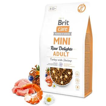 Brit Care Mini Raw Delights Adult cухий корм для собак 2 кг - індичка та креветка - купить, цены на MasterZoo - фото 2