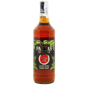rum old pascas 37.5% 1000ml glass bottle Dominican Republic