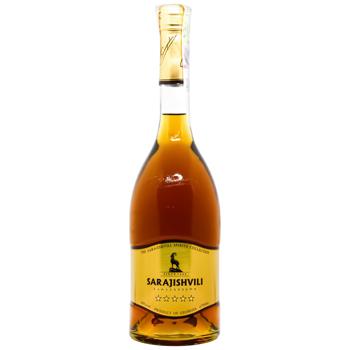 Sarajishvili 5yo Brandy 40% 0.7l - buy, prices for COSMOS - photo 1