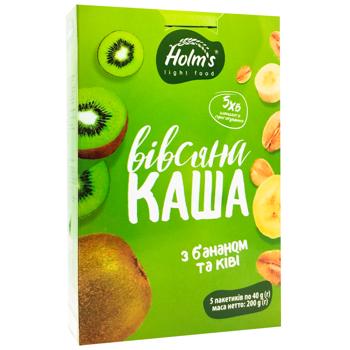 Каша овсяная Holm's с бананом и киви 200г - купить, цены на Cупермаркет "Харьков" - фото 2