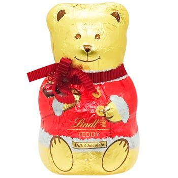 Фигурка шоколадная Lindt Teddy Мишка-девочка молочная 100г - купить, цены на Cупермаркет "Харьков" - фото 2