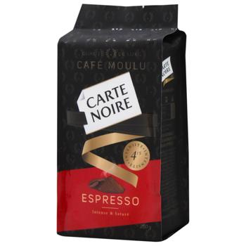 Кофе молотый Carte Noire Espresso 250г - купить, цены на - фото 1