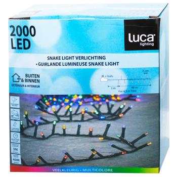 Гірлянда Luca Lighting Снейк світлодіодна 2000 LED 40м різнокольорове світло - купити, ціни на WINETIME - фото 1