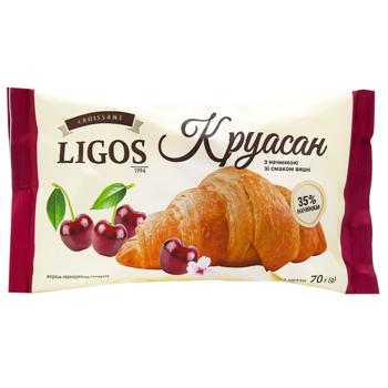 Croissant Ligos cherry 70g Ukraine - buy, prices for Za Raz - photo 1